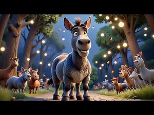 Four Dancing Donkeys Sing a Tune | Fun Donkey Song for Kids | Nursery Rhymes and Learning Songs