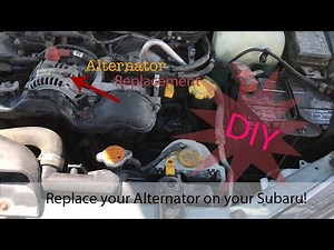 How To Replace Alternator on a 2000-2004 Subaru Outback Forester Impreza
