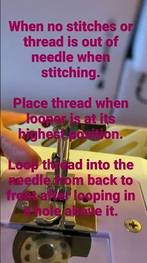 How to Stop Thread Coming Out of My Portable Sewing Machine’s Needle