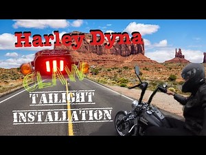 How to replace the rear light and bulb of the Harley Davidson Dyna (with video)