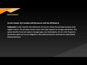 Georgia Term Life Insurance Exam Free Practice Questions Set Two