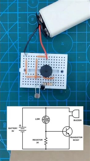LDR Sensor Alarm Circuit | Simple & Clear Explanation