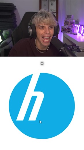 Dibuja El Logo 🤔 Pero Está Perfecto 😳 #fyp #parati #lokonazo1 #logos | hp