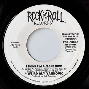 "Weird Al" Yankovic - I Think I'm A Clone Now