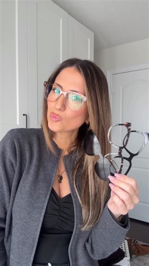 Meri Temudo on Instagram: "Switching my glasses as easily as I switch outfits thanks to Pair Eyewear. The snap-on top frames make every look feel fresh without buying a whole new pair. Comfort, style, and versatility all in one. Base Frame style: The Murphy Use my code LILSUGARMAG15 for 15% off your first Pair frame! #pairpartner #paireyewear #eyeglasses #glasses"