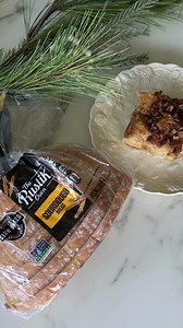 Praline Sourdough Bread Pudding recipe below✨ This is a family recipe and truly one of my favorite breakfasts ever! My mom makes this every christmas morning and it’s so delicious. I loved making it with @therustikoven Sourdough Bread! It elevates the dish so much and I love this bread not only for recipes like this but everyday. It has the best ingredients and tastes incredible so definitely go give this a try! Here’s the recipe🩷 Ingredients -1lb package Rustik Oven Sourdough Bread -8 eggs -2 