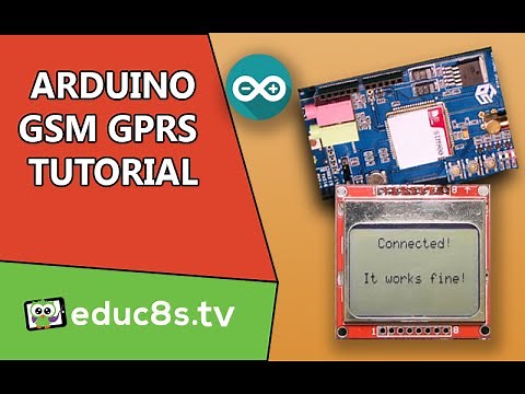 Arduino Tutorial: Connecting to the Internet using the GPRS service with a GSM shield a Nokia 5110