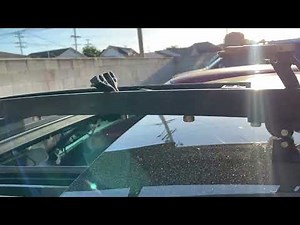 2016 Mercedes Benz S550 W222 - Sunroof Rail Replacement Troubleshooting