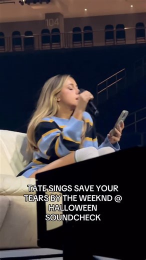 Tate McRae performing “Save Your Tears” by The Weeknd ✨ @tatemcrae | The Weeknd Hxouse