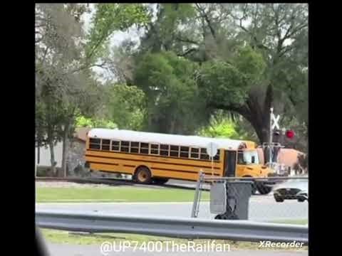 CSX Train hit school bus in Sumter,Florida