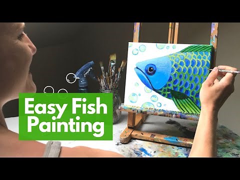 Fish Scales Painting Step-by-Step Full Tutorial