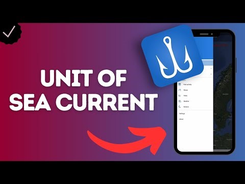 How to Set the Measurement Unit of Sea Current in Fishing Points App
