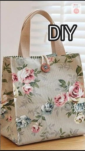 #diy #sewing #tutorial lunch bag craft sew #sewingtips #pinterestaesthetic