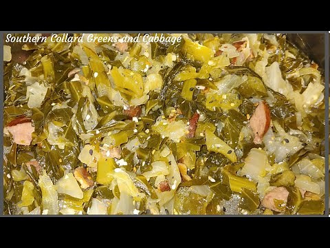 IN keke's kitchen #160 Southern Collard Greens and Cabbage #cooking #soulfood #diy #quarantine
