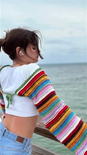 Crochet Daisy Shrug pattern is in my shop