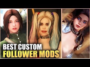 The 5 BEST Custom Follower Mods You Need For Skyrim NOW