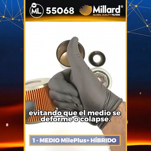🛢️ Filtro de aceite Millard ML-55068 | Características y aplicaciones automotrices