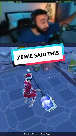 Zemie's Fortnite Rotation Reaction | Skiddly Skip Highlight