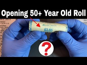 Opening Sealed 50+ Year Old Bank Roll and Searching for Rare Coins
