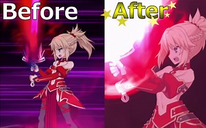 【FGO】莫德雷德 新模型攻击模组演示 新旧对比