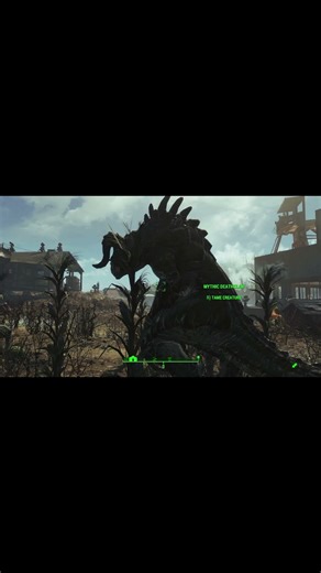 Fallout 4 - Mythic Deathclaw Defending Longfellow's Cabin