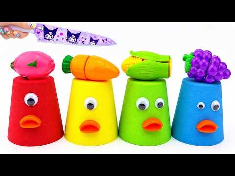 How To Make CUPCAKE Kinetic Sand & Cutting ASMR 🌈 Show ASMR
