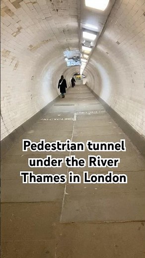 This London Tunnel Will Surprise You! (Greenwich Foot Tunnel) #shorts #london #travelguide