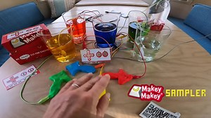 Our new sampler app is so much fun! Find some fruit, plug in your #MakeyMakey, and start jamming! Find this app and more on our resource page! https://makeymakey.com/blogs/how-to-instructions/apps-for-plug-and-play | Makey Makey