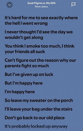 Scott Pilgrim vs My GPA: A Musical Exploration