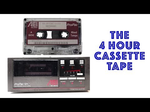 Cassette BGM Systems - how to squeeze 4 hrs of music onto one tape - AEI Propac