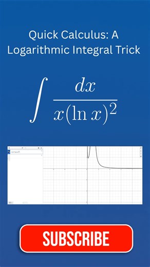 Quick Calculus: A Logarithmic Integral Trick