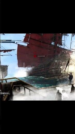 AC 4 Black Flag Hardcore Mod Makes Naval Combat BRUTAL 🌊#shorts
