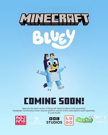 Explore Bluey’s House in Minecraft DLC
