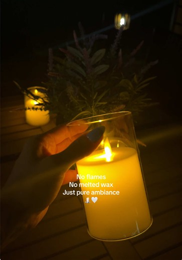 The perfect way to set the mood #candles #outdoorlighting #homedecor #cozyvibes @#dealsforyoudays