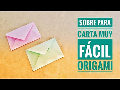 ⩥ How to make an EASY and FAST LETTER ENVELOPE ✅