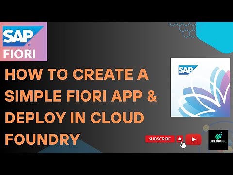 Create SAP Fiori List Report App | Deploying App in Cloud Foundry & Access via SAP Build Work Zone