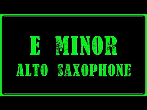 One Minute Sax Lessons (Beginner) | How to play three E minor scales on alto saxophone