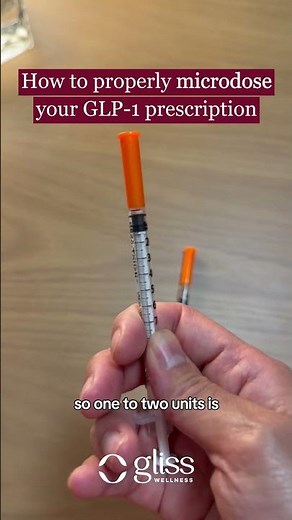 How to properly microdose your GLP-1 injection #hormonetherapy