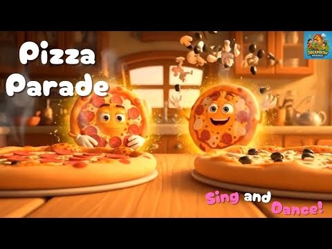 🍕 Pizza Parade Song | Dreambow Friends | Fun Kids Sing & Dance 🍕
