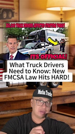 🚚 What Truck Drivers Need to Know: New FMCSA Law Hits HARD! 🛑 #TruckingNews #SafetyFirst #EnglishProficiency #Regulations #fyp #foryou #muthatruckernews #fpy #greenscreen #foryoupage #bigrigtees