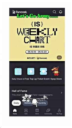 Let's Go Army And Support Our Bts #bts #btsarmy 💜 #kpop #kpopidol #kpopedit #fancast #mnet #voting