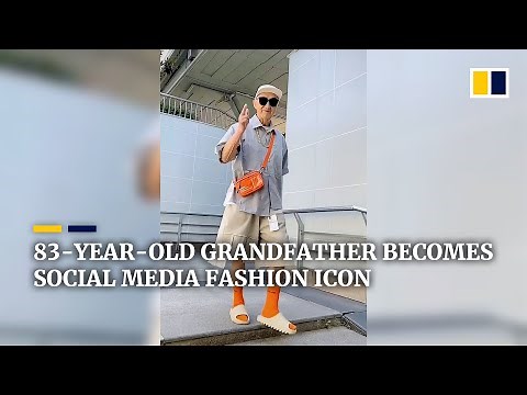 83-year-old Chinese grandfather becomes social media fashion icon