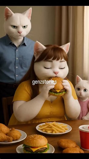 2.7K views · 2.3K reactions | From Broken to Beautiful ❤️ White Cat Woman’s Emotional Transformation  | Must Watch Family Animation Story ✨ #catstory #reelsviral #catanimation #ai #animation #reelsvideo #cat #aianimation #catlover #aicat #kitty #kitten | GenZ Stories | Facebook