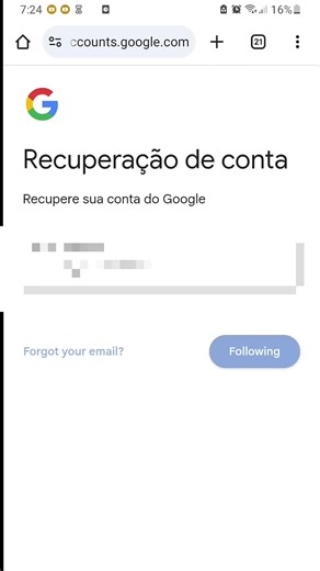 COMO RECUPERAR CONTA DO GOOGLE PERDIDA. COMO RECUPERAR CONTA GOOGLE SEM SENHA. COMO RECUPERAR CONTA GOOGLE. #recuperacao #recupere #2025 #google #atualização