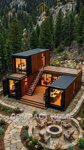 From raw steel to a dream cosy luxury compact home #containerhome #housedesign #containerhouse