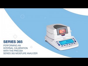 How Perform An Internal Calibration With The Precisa Series 365 Moisture Analyzer