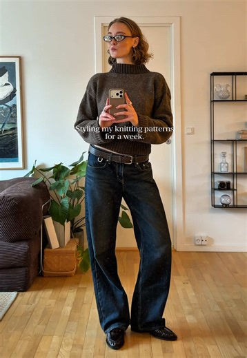 Creative Knitting Patterns Styled for a Week | TikTok