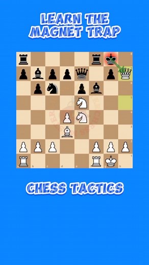 3.7K views · 56 reactions | Learn The Magnet Trap ♟️ #chessmaster | Chess Master | Facebook
