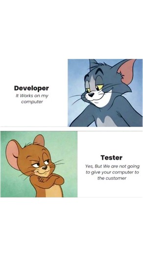Developer vs Tester 😂 | “Works on My Computer” Meme #relatablereels #shorts