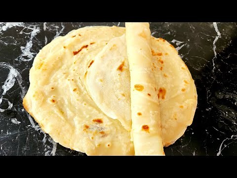 3 Minute Liquid Dough ! Garlic Flatbread recipe No kneading no yeast no oven